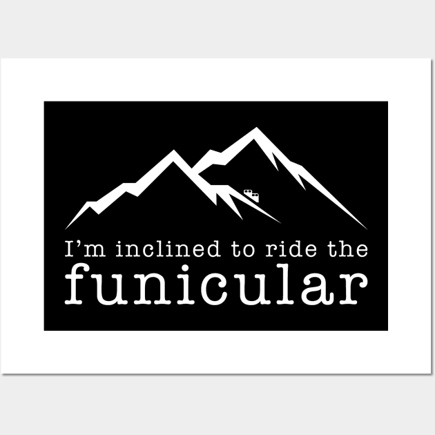 Funicular Railroad Wall Art by Huhnerdieb Apparel